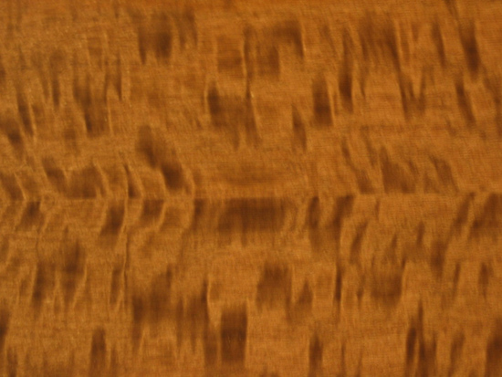 Stained figured wood