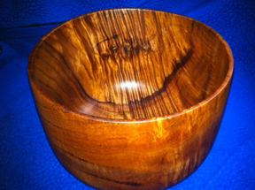koa wood bowl