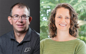 Headshots of Drs. Mike Saunders and Morgan Furze.